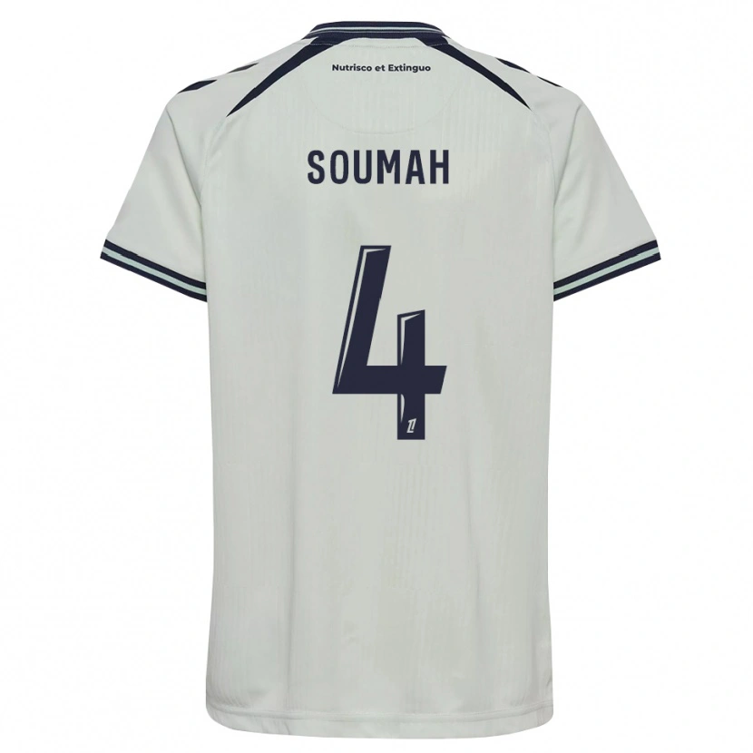 Danxen Enfant Maillot Mohamed Soumah #4 Bleu Nuit Blanc Tenues Extérieur 2026/27 T-Shirt