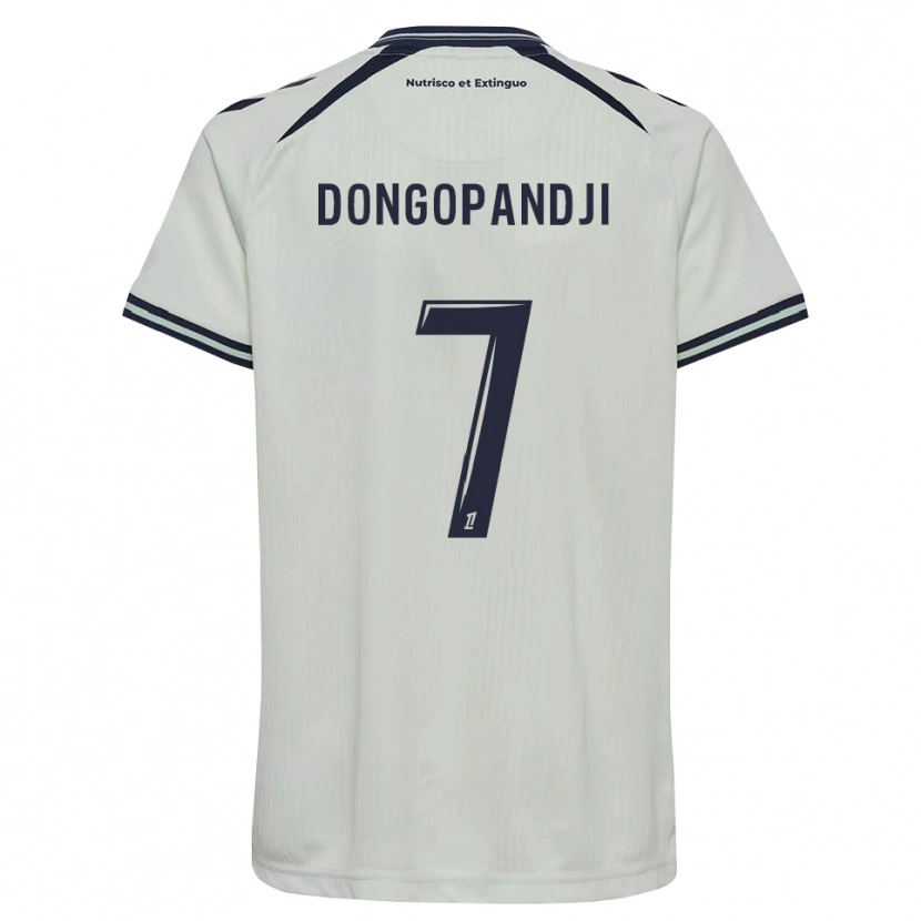 Danxen Enfant Maillot Hakim Dongopandji #7 Bleu Nuit Blanc Tenues Extérieur 2026/27 T-Shirt