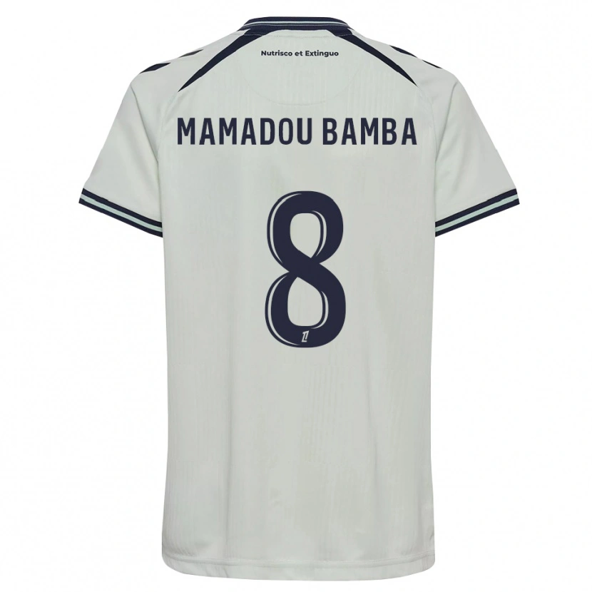 Danxen Enfant Maillot Ben Mamadou Bamba #8 Bleu Nuit Blanc Tenues Extérieur 2026/27 T-Shirt