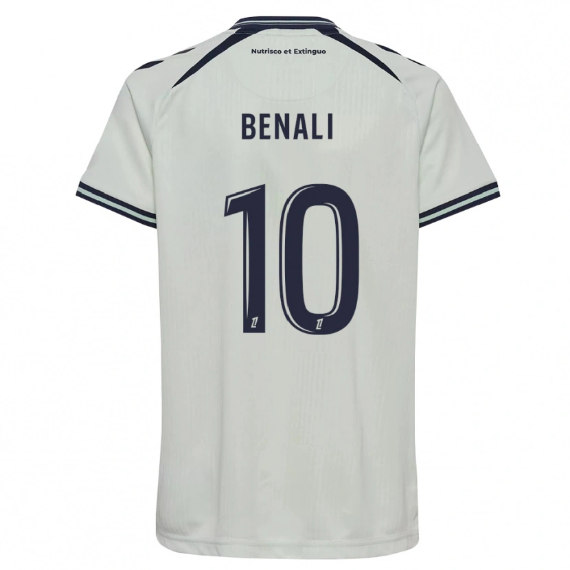 Danxen Enfant Maillot Adam Benali #10 Bleu Nuit Blanc Tenues Extérieur 2026/27 T-Shirt