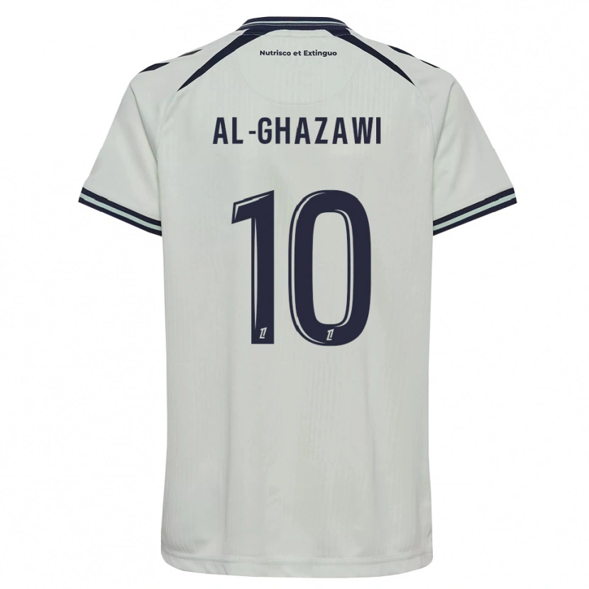 Danxen Enfant Maillot Zayn Al-Ghazawi #10 Bleu Nuit Blanc Tenues Extérieur 2026/27 T-Shirt