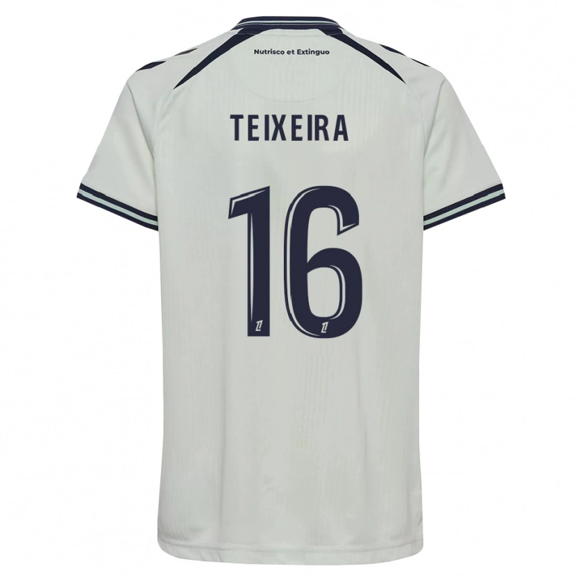 Danxen Enfant Maillot Alex Teixeira #16 Bleu Nuit Blanc Tenues Extérieur 2026/27 T-Shirt