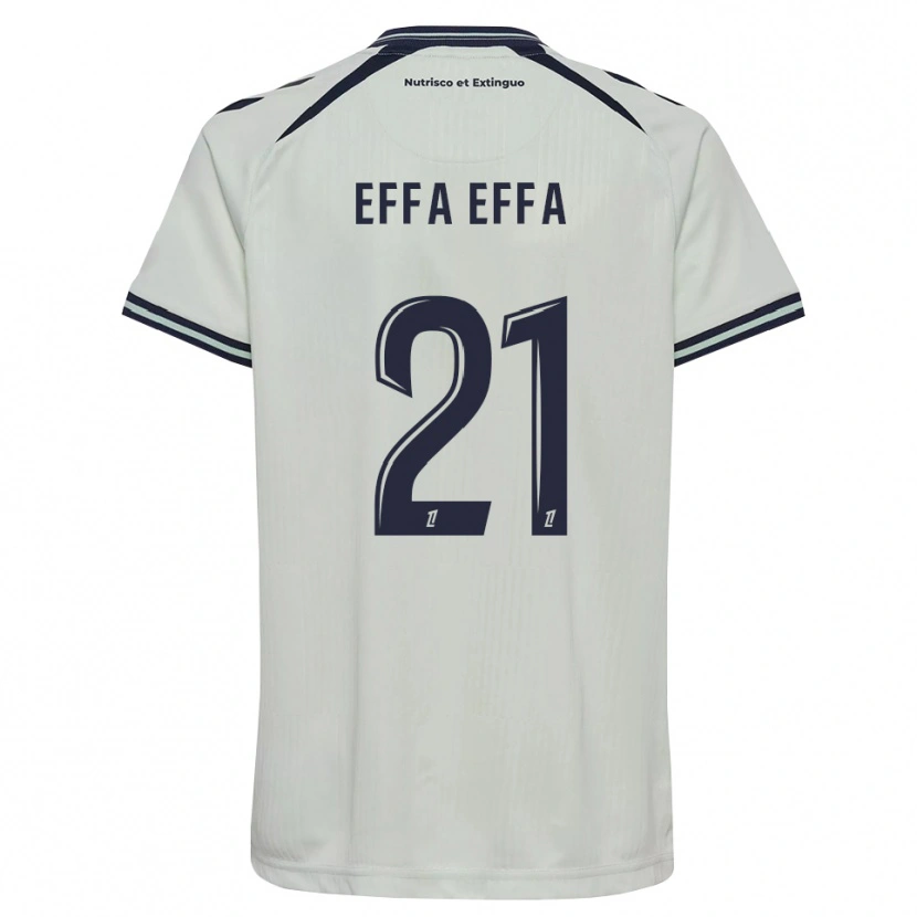 Danxen Enfant Maillot Chancelle Effa Effa #21 Bleu Nuit Blanc Tenues Extérieur 2026/27 T-Shirt