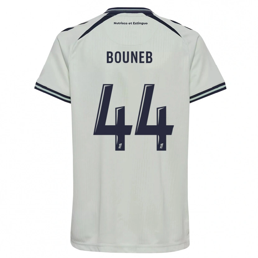 Danxen Enfant Maillot Ismaïl Bouneb #44 Bleu Nuit Blanc Tenues Extérieur 2026/27 T-Shirt