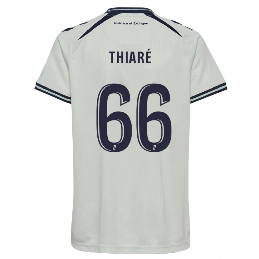 Danxen Enfant Maillot Aliou Thiaré #66 Bleu Nuit Blanc Tenues Extérieur 2026/27 T-Shirt