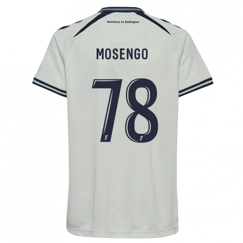 Danxen Enfant Maillot Daren Mosengo #78 Bleu Nuit Blanc Tenues Extérieur 2026/27 T-Shirt