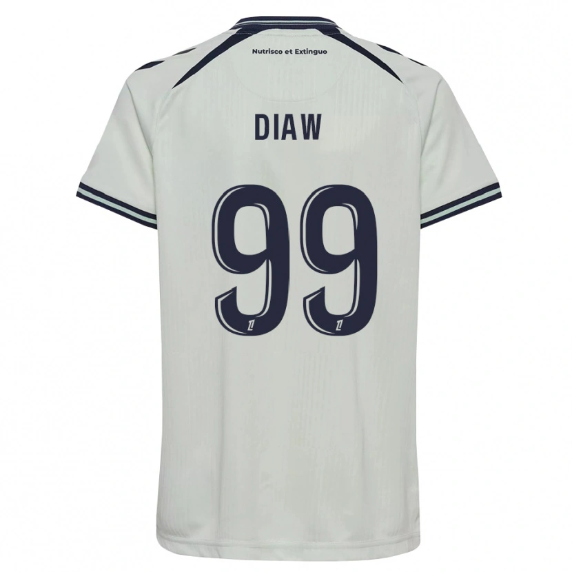 Danxen Enfant Maillot Mory Diaw #99 Bleu Nuit Blanc Tenues Extérieur 2026/27 T-Shirt