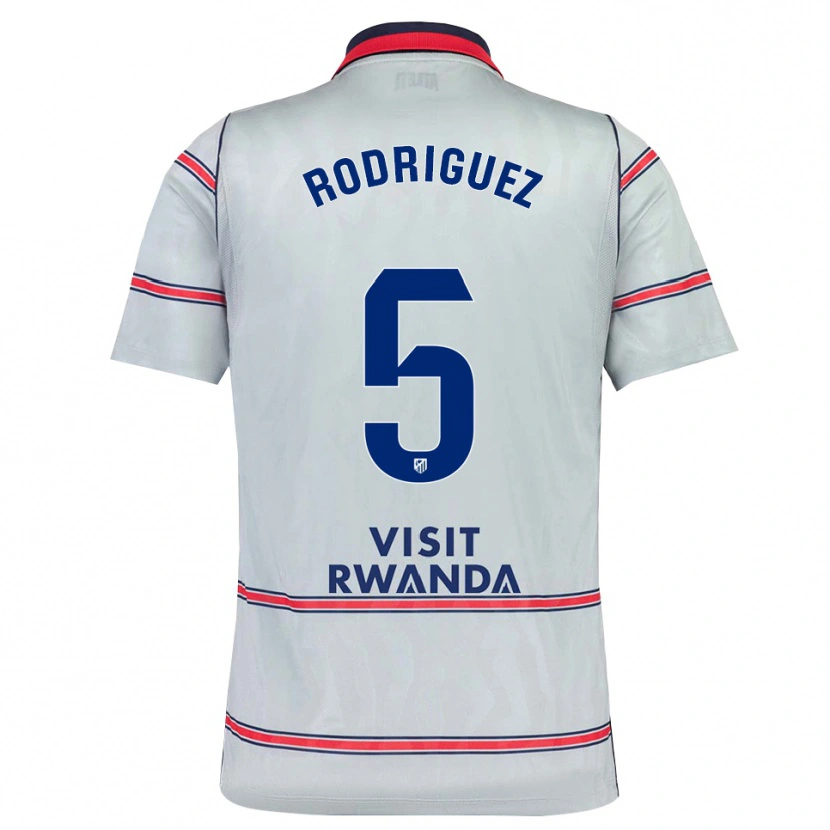 Danxen Enfant Maillot Cinta Rodriguez #5 Gris Rouge Bleu Marine Troisieme 2026/27 T-Shirt