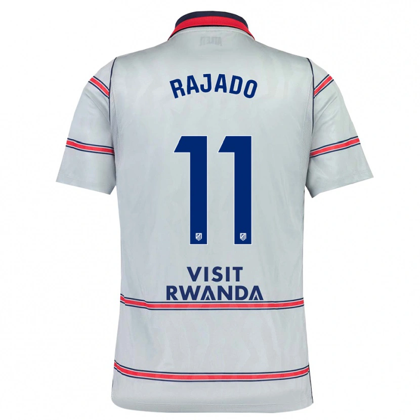 Danxen Enfant Maillot Jorge Rajado #11 Gris Rouge Bleu Marine Troisieme 2026/27 T-Shirt
