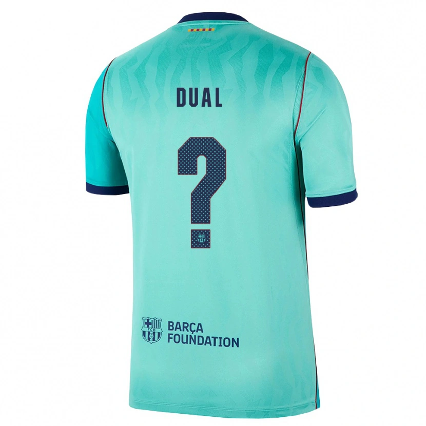 Danxen Enfant Maillot Wesley Dual #0 Aqua Turquoise Foncée Bleu Royal Troisieme 2026/27 T-Shirt