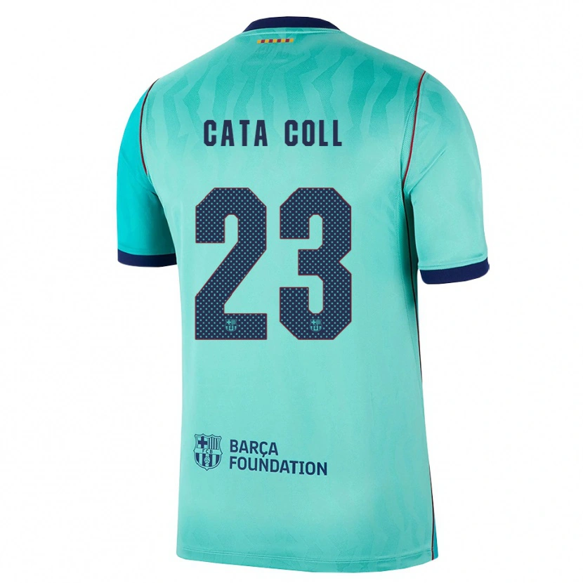Danxen Enfant Maillot Cata Coll #23 Aqua Turquoise Foncée Bleu Royal Troisieme 2026/27 T-Shirt