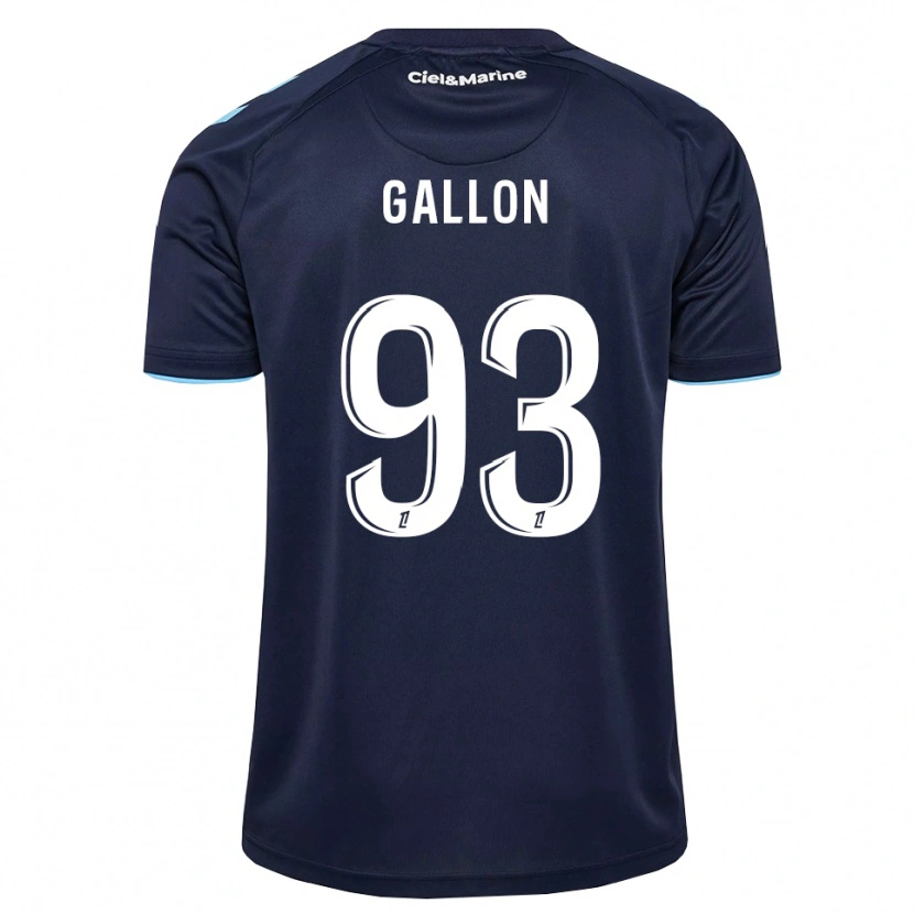 Danxen Enfant Maillot Gauthier Gallon #93 Bleu Barbeau Bleu Nuit Tenues Domicile 2026/27 T-Shirt