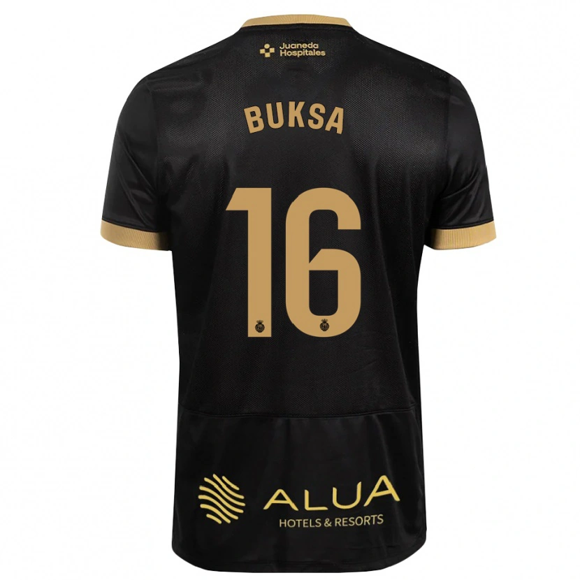 Danxen Enfant Maillot Adam Buksa #16 Noir Brun De Sable Bois De Cerf Tenues Extérieur 2026/27 T-Shirt
