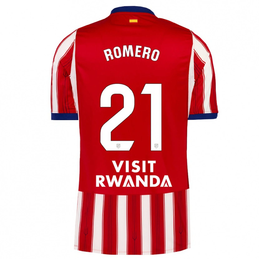 Danxen Homme Maillot Cristian Romero #21 Bleu Royal Rouge Blanc Tenues Domicile 2026/27 T-Shirt