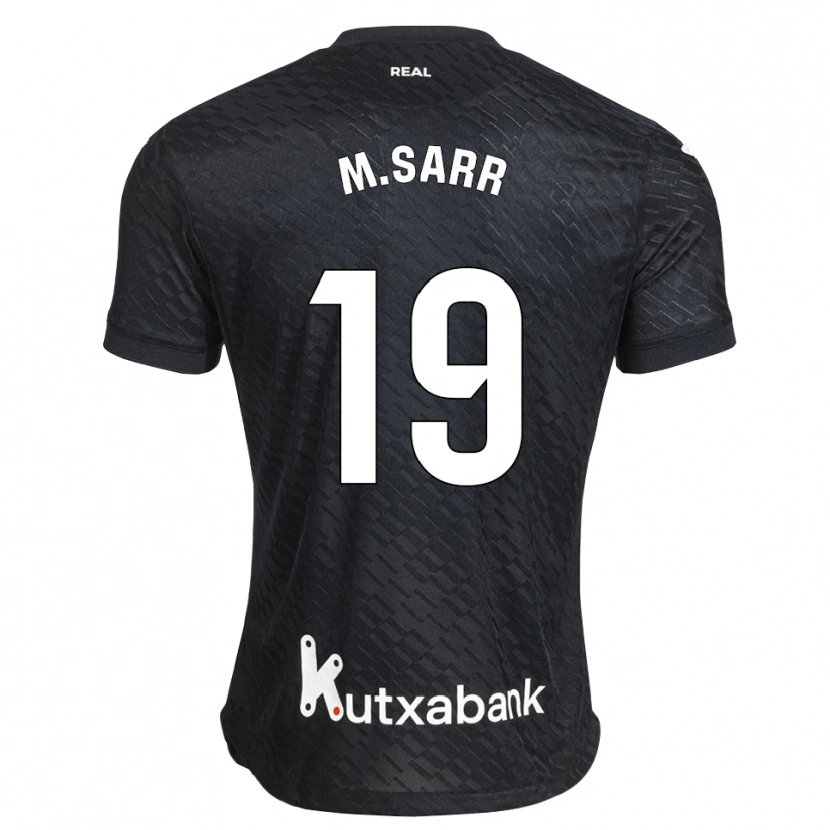 Danxen Homme Maillot Mamadou Sarr #19 Noir Blanc Tenues Extérieur 2026/27 T-Shirt