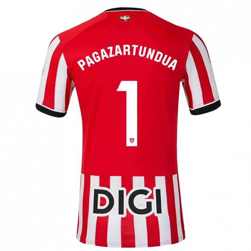 Danxen Homme Maillot Iker Pagazartundua #1 Rouge Noir Blanc Tenues Domicile 2026/27 T-Shirt