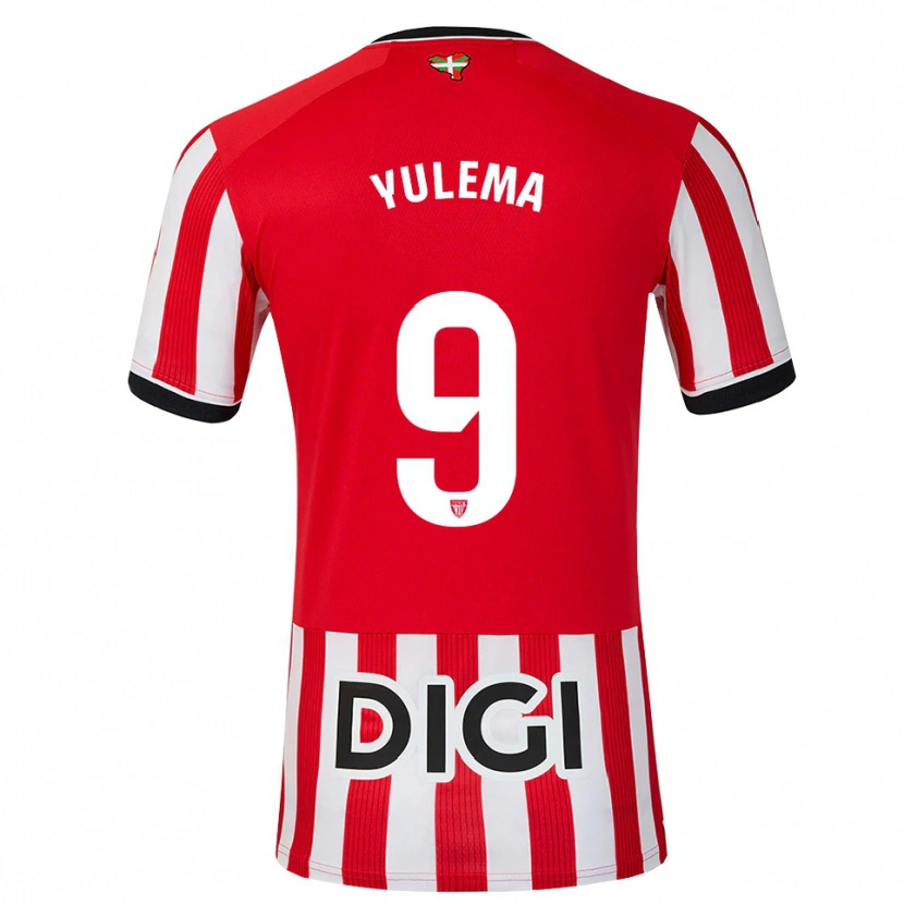 Danxen Homme Maillot Yulema Corres Somovilla #9 Rouge Noir Blanc Tenues Domicile 2026/27 T-Shirt