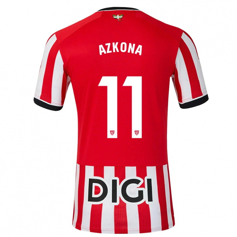 Danxen Homme Maillot Ane Azkona Fuente #11 Rouge Noir Blanc Tenues Domicile 2026/27 T-Shirt