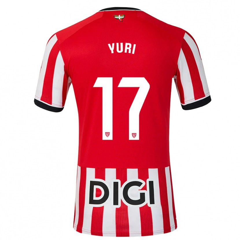 Danxen Homme Maillot Yuri Berchiche #17 Rouge Noir Blanc Tenues Domicile 2026/27 T-Shirt