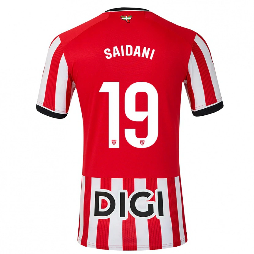 Danxen Homme Maillot Ismahel Saidani #19 Rouge Noir Blanc Tenues Domicile 2026/27 T-Shirt