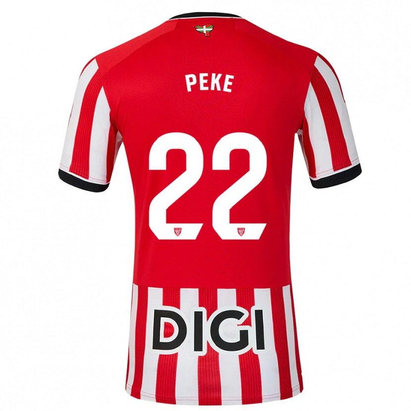 Danxen Homme Maillot Ainize Barea Nuñez #22 Rouge Noir Blanc Tenues Domicile 2026/27 T-Shirt