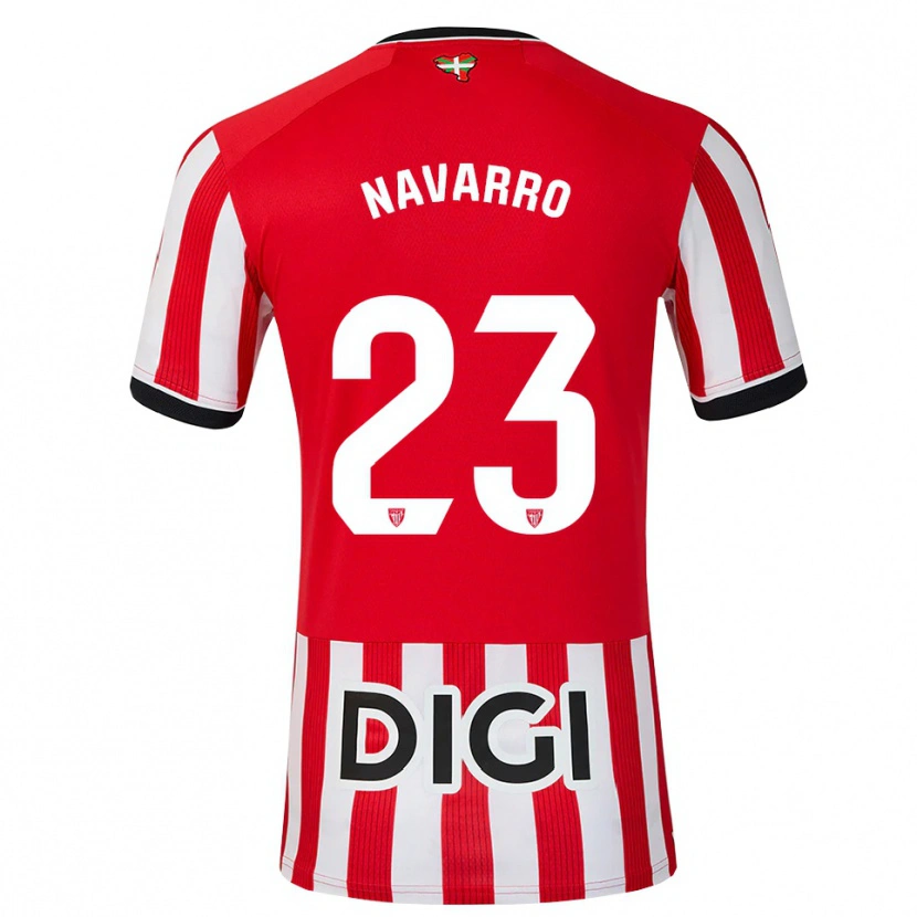 Danxen Homme Maillot Robert Navarro #23 Rouge Noir Blanc Tenues Domicile 2026/27 T-Shirt