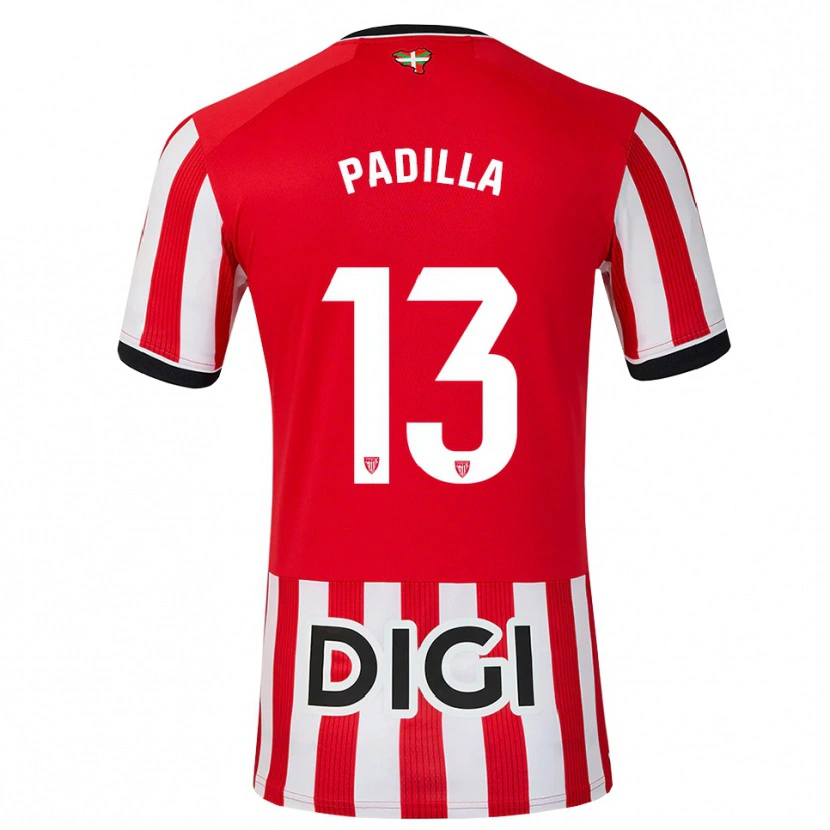 Danxen Homme Maillot Álex Padilla #13 Rouge Noir Blanc Tenues Domicile 2026/27 T-Shirt