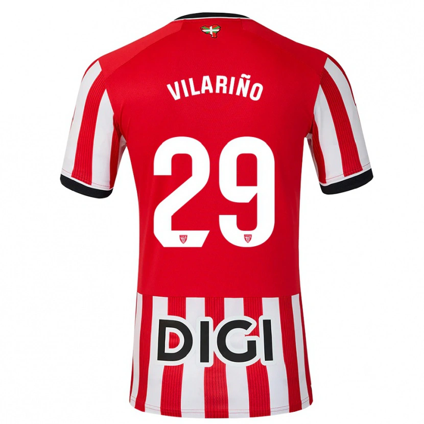 Danxen Homme Maillot Maitane Vilariño #29 Rouge Noir Blanc Tenues Domicile 2026/27 T-Shirt