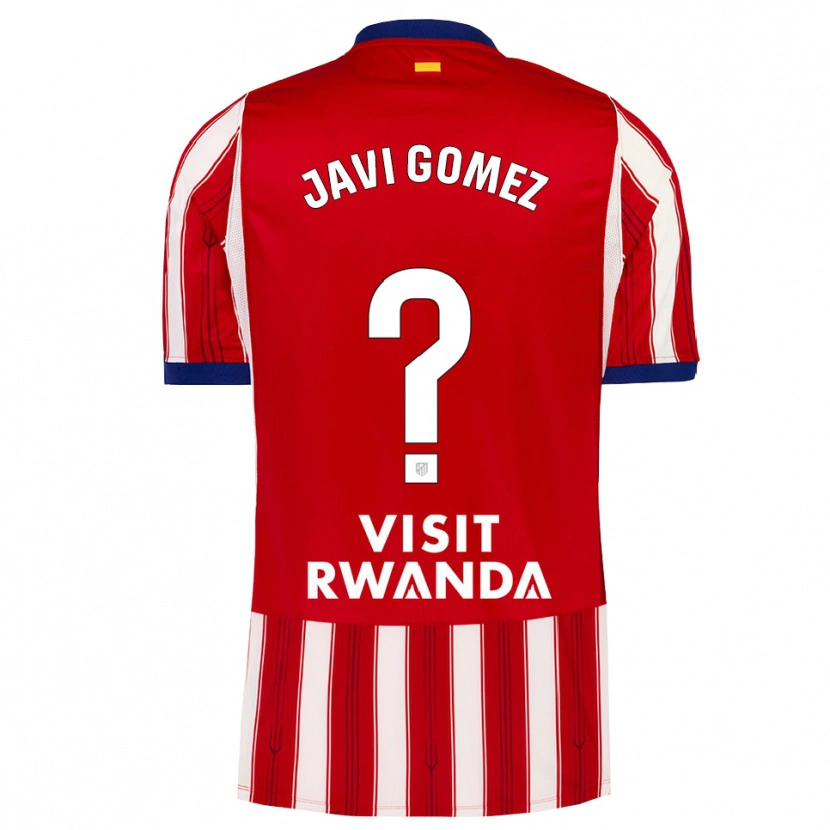 Danxen Homme Maillot Javi Gomez #0 Bleu Royal Rouge Blanc Tenues Domicile 2026/27 T-Shirt