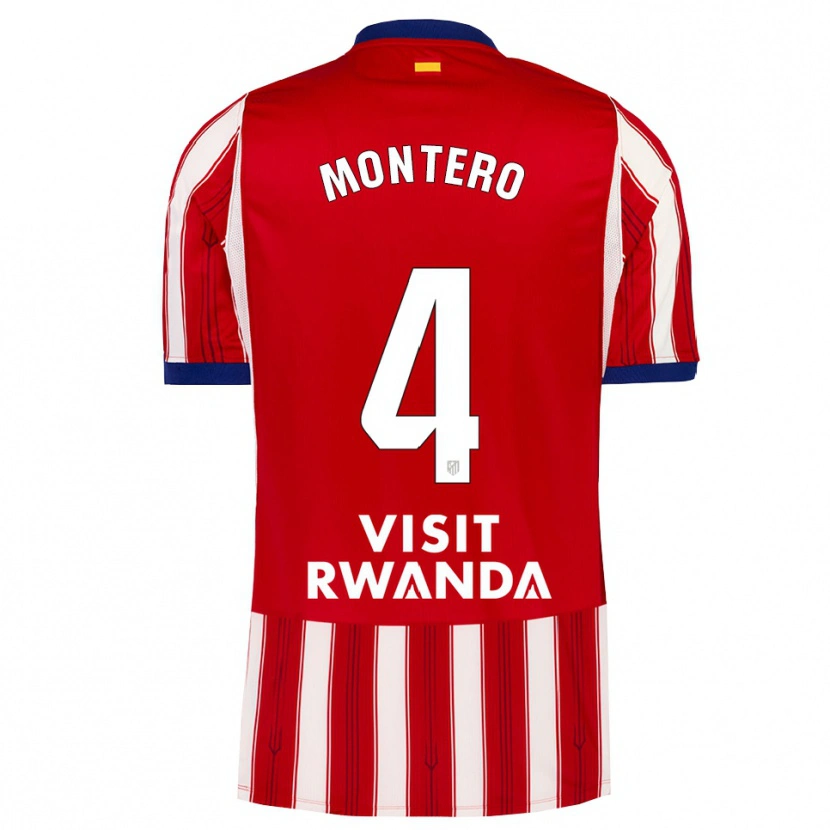 Danxen Homme Maillot Francisco Montero #4 Bleu Royal Rouge Blanc Tenues Domicile 2026/27 T-Shirt