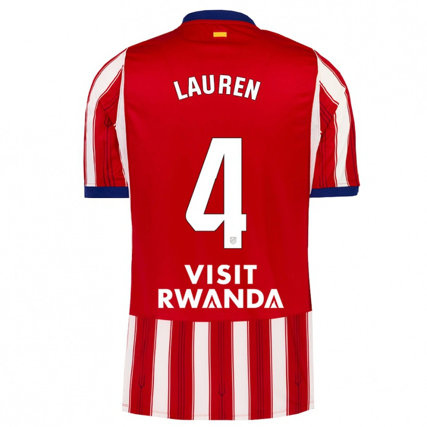 Danxen Homme Maillot Lauren Eduarda Leal Costa #4 Bleu Royal Rouge Blanc Tenues Domicile 2026/27 T-Shirt