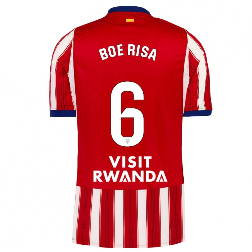 Danxen Homme Maillot Vilde Bøe Risa #6 Bleu Royal Rouge Blanc Tenues Domicile 2026/27 T-Shirt