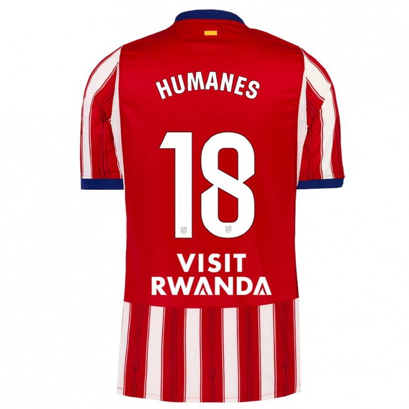 Danxen Homme Maillot Hugo Humanes #18 Bleu Royal Rouge Blanc Tenues Domicile 2026/27 T-Shirt