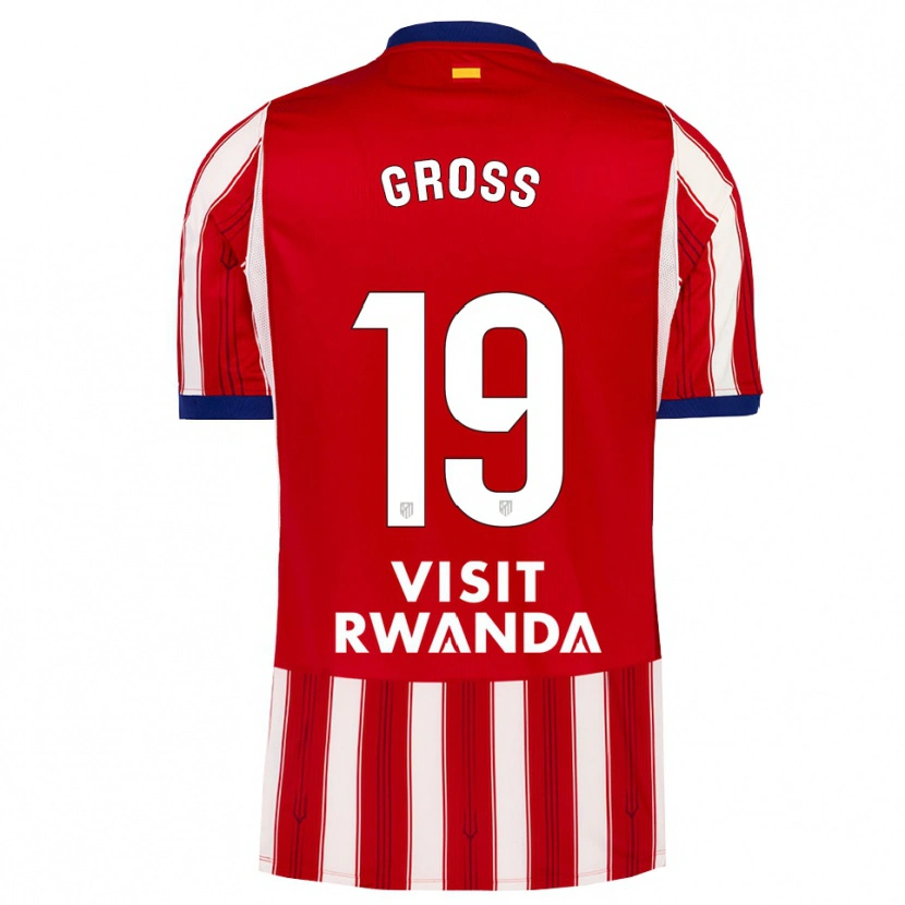 Danxen Homme Maillot Gonzalo Gross #19 Bleu Royal Rouge Blanc Tenues Domicile 2026/27 T-Shirt