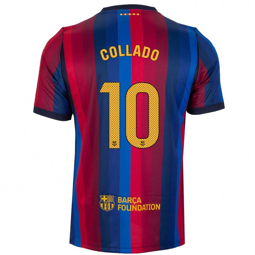 Danxen Homme Maillot Alex Collado #10 Bleu Royal Rouge Jaune Tenues Domicile 2026/27 T-Shirt