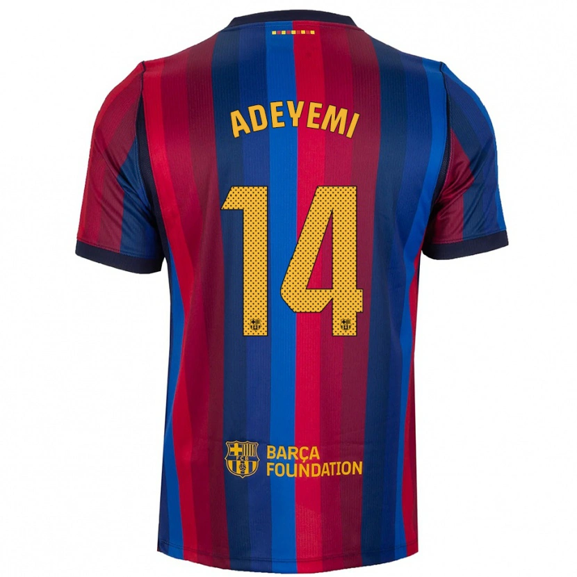 Danxen Homme Maillot Karim Adeyemi #14 Bleu Royal Rouge Jaune Tenues Domicile 2026/27 T-Shirt
