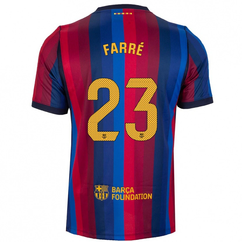 Danxen Homme Maillot Landry Farré #23 Bleu Royal Rouge Jaune Tenues Domicile 2026/27 T-Shirt