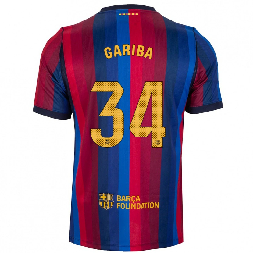 Danxen Homme Maillot Hafiz Gariba #34 Bleu Royal Rouge Jaune Tenues Domicile 2026/27 T-Shirt