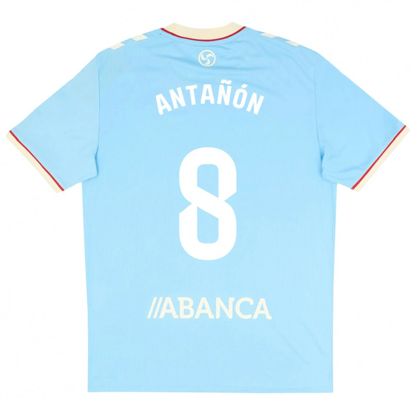 Danxen Homme Maillot Andrés Antañón #8 Bleu Ciel Blanc Rouge Tenues Domicile 2026/27 T-Shirt