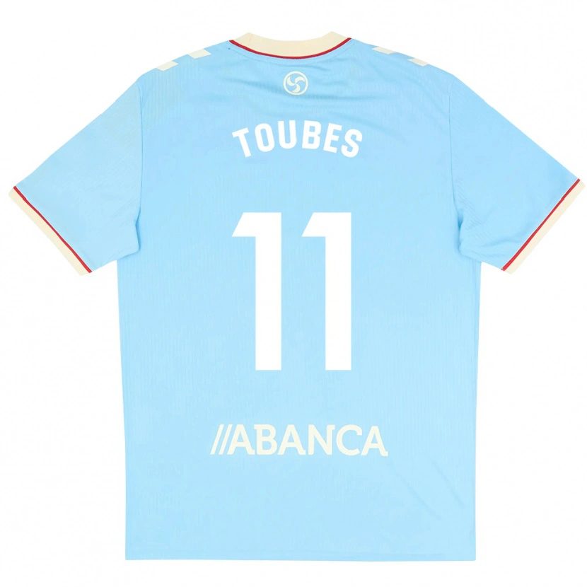 Danxen Homme Maillot Ana Toubes #11 Bleu Ciel Blanc Rouge Tenues Domicile 2026/27 T-Shirt