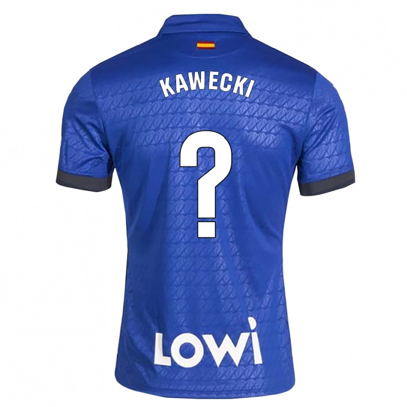 Danxen Homme Maillot Luis Kawecki #0 Bleu Blanc Noir Tenues Domicile 2026/27 T-Shirt