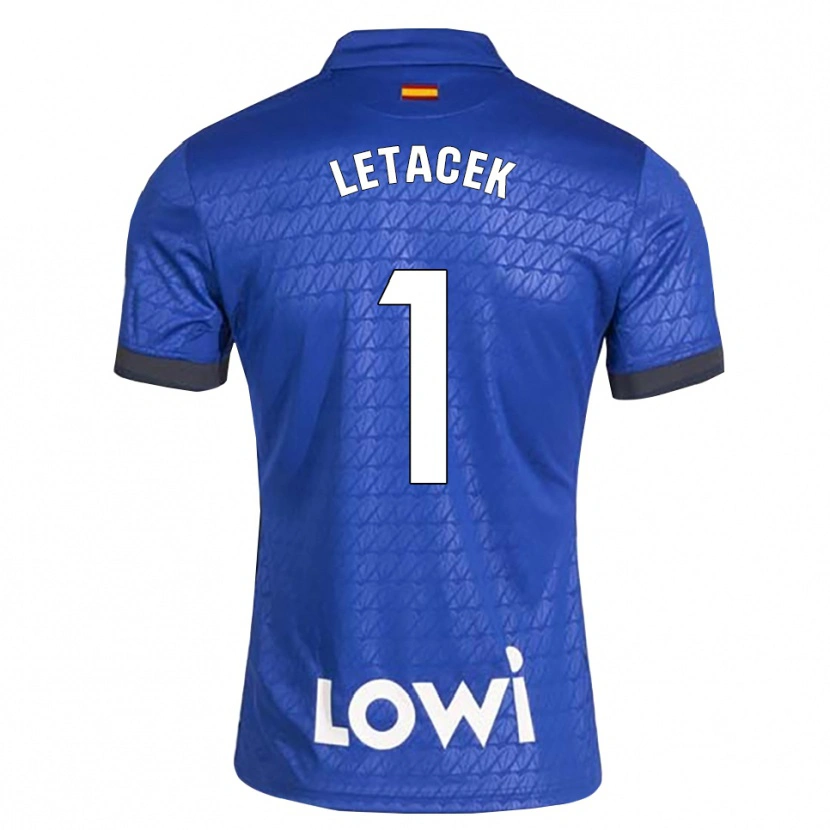 Danxen Homme Maillot Jiri Letacek #1 Bleu Blanc Noir Tenues Domicile 2026/27 T-Shirt