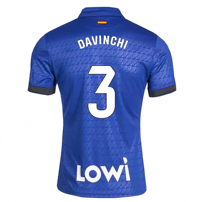 Danxen Homme Maillot David Cordón Mancha #3 Bleu Blanc Noir Tenues Domicile 2026/27 T-Shirt