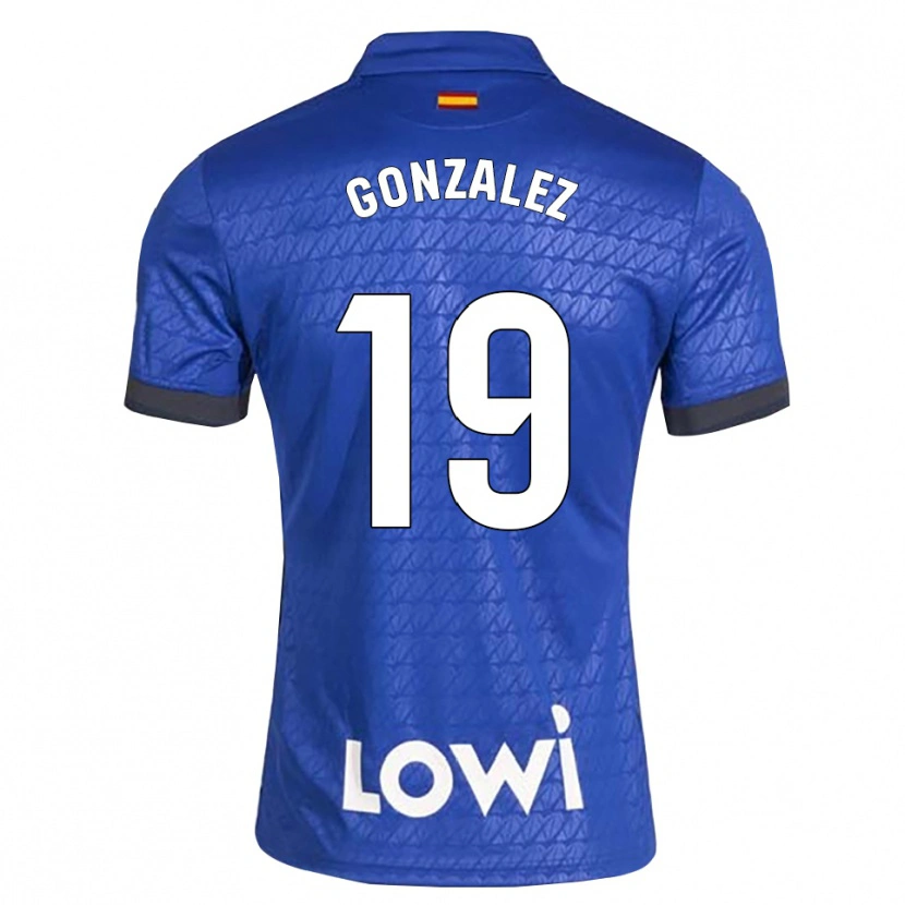 Danxen Homme Maillot Peter Gonzalez #19 Bleu Blanc Noir Tenues Domicile 2026/27 T-Shirt