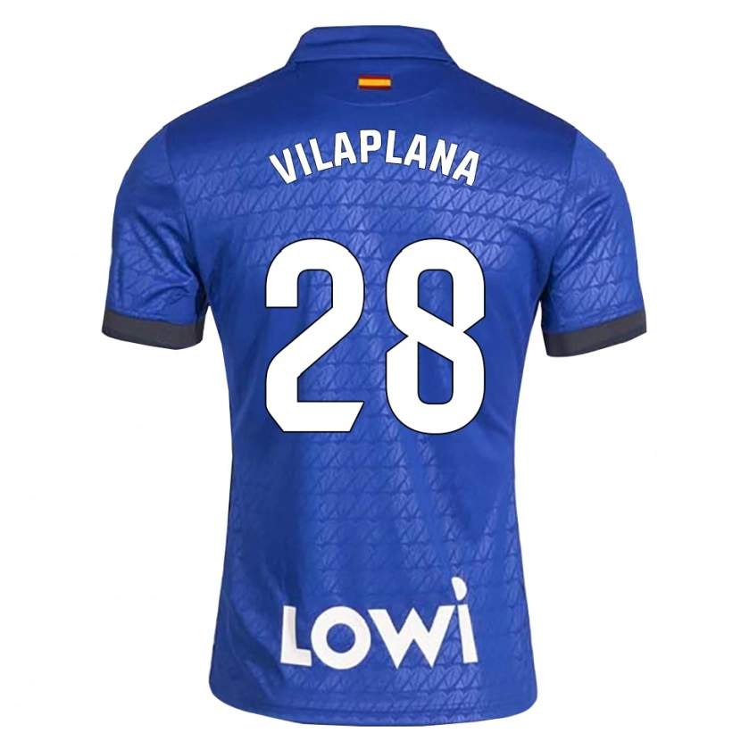 Danxen Homme Maillot Marc Vilaplana #28 Bleu Blanc Noir Tenues Domicile 2026/27 T-Shirt