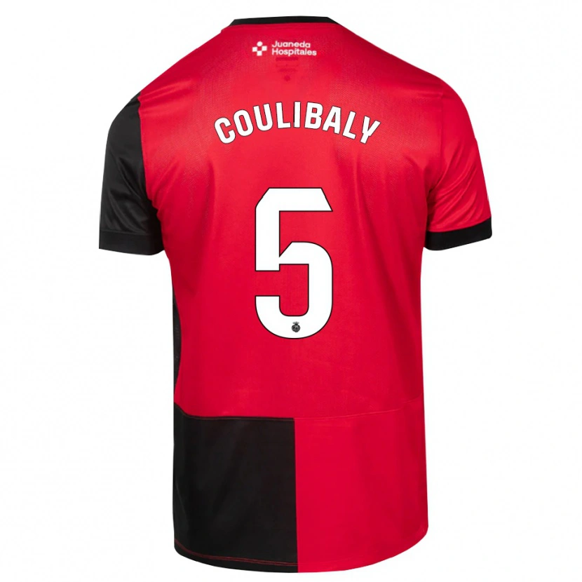 Danxen Homme Maillot Habib Anas Coulibaly #5 Noir Rouge Blanc Tenues Domicile 2026/27 T-Shirt