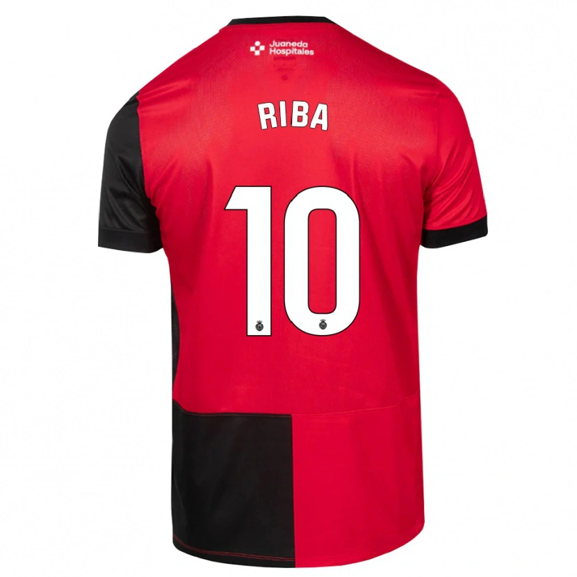 Danxen Homme Maillot Cesc Riba #10 Noir Rouge Blanc Tenues Domicile 2026/27 T-Shirt