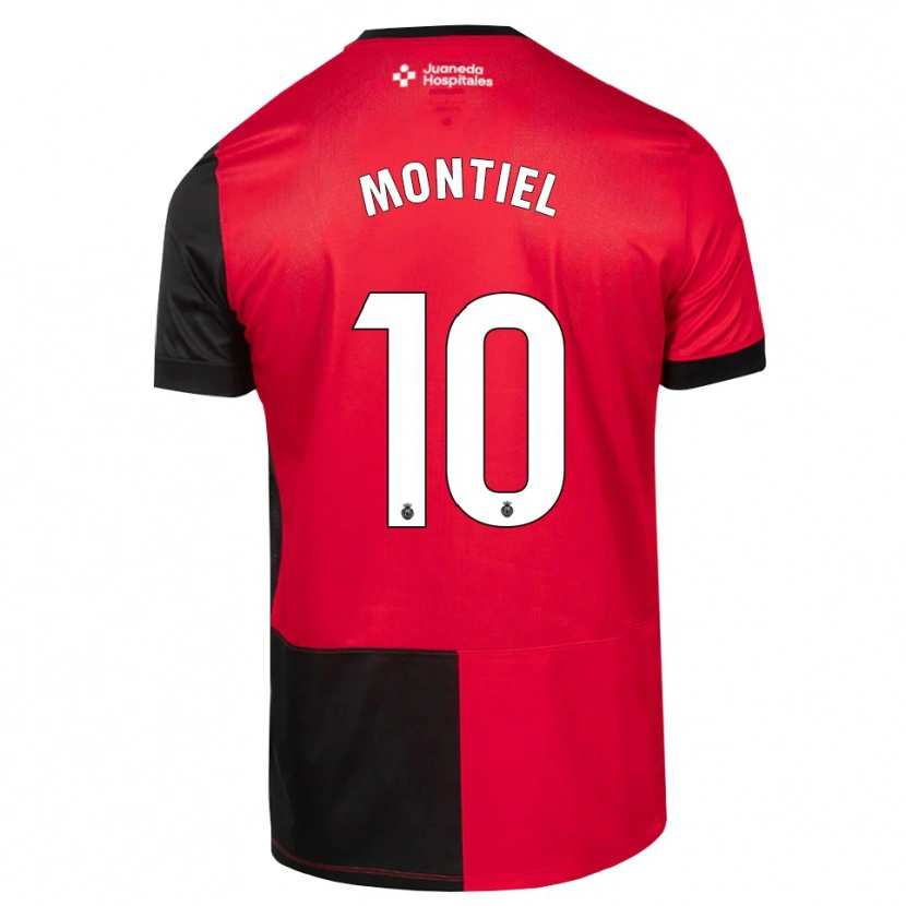 Danxen Homme Maillot Luis Montiel #10 Noir Rouge Blanc Tenues Domicile 2026/27 T-Shirt