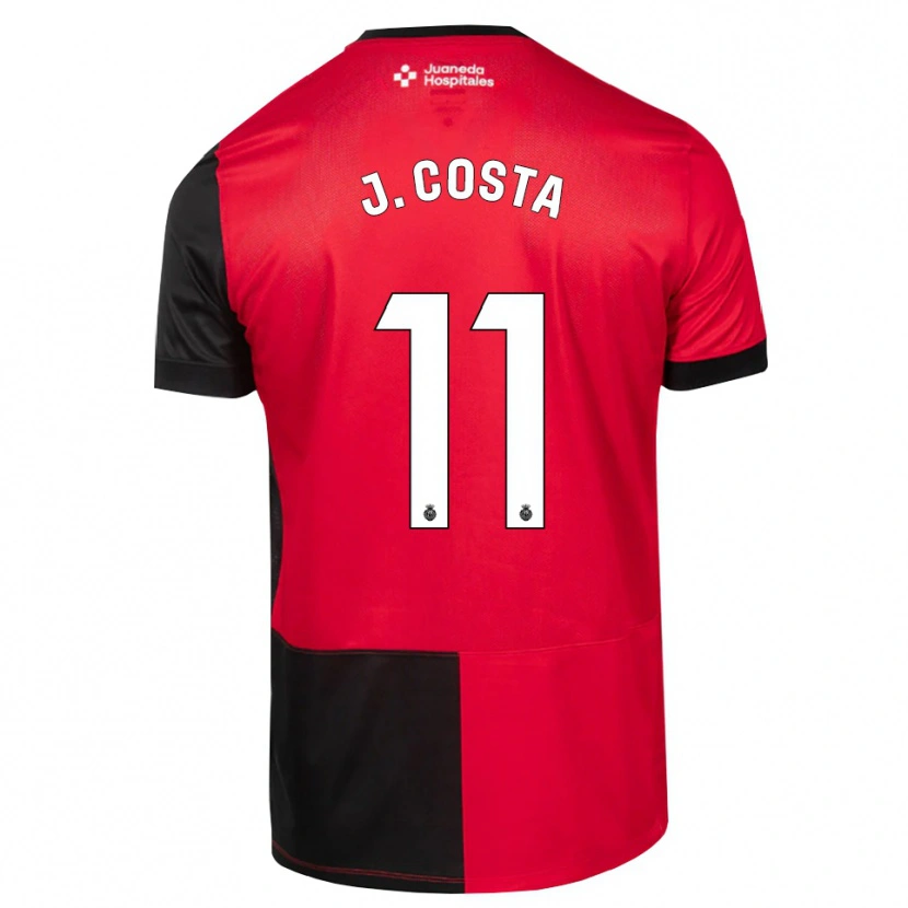 Danxen Homme Maillot Jaume Costa #11 Noir Rouge Blanc Tenues Domicile 2026/27 T-Shirt