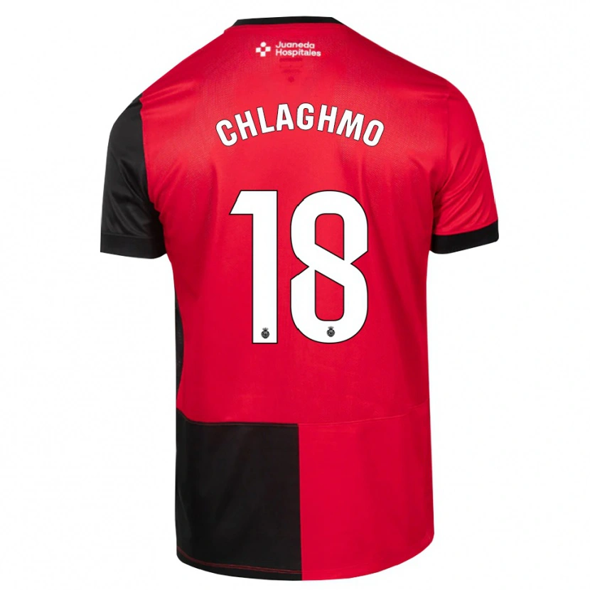 Danxen Homme Maillot Saifdine Chlaghmo #18 Noir Rouge Blanc Tenues Domicile 2026/27 T-Shirt